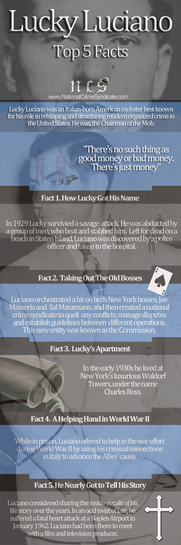 Lucky Luciano Infographic