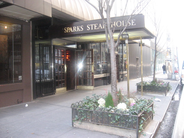 Sparks Steakhouse: 210 E 46th Street, Manhattan.