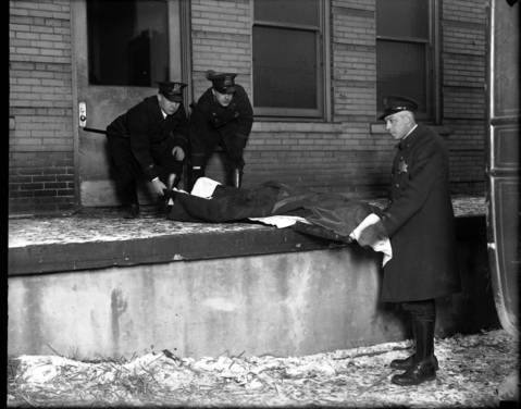 James Clark's Body Being Removed