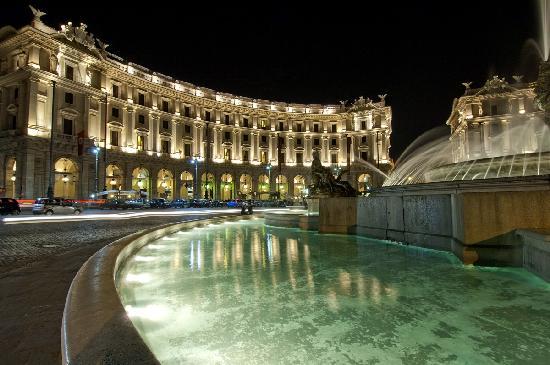 Boscolo Exedra Hotel in the Piazza della Repubblica