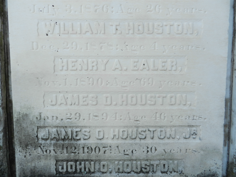 James Houston Burial