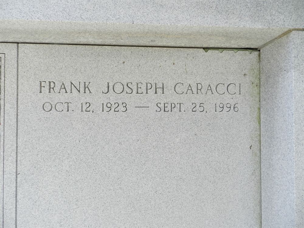 Frank Caracci Burial