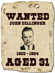 John Dillinger, Killed in Chicago, 22 July 1934