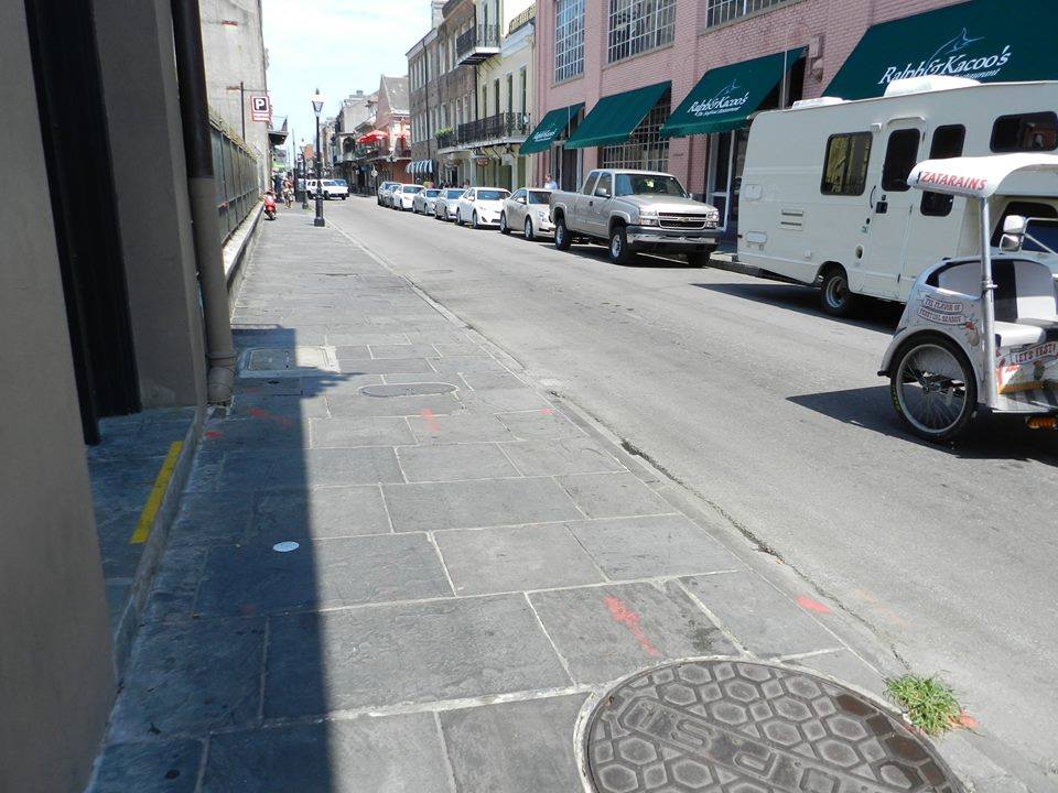 Section of Toulouse where Agnello was gunned down looking away from Decauter St. (Old Levee).