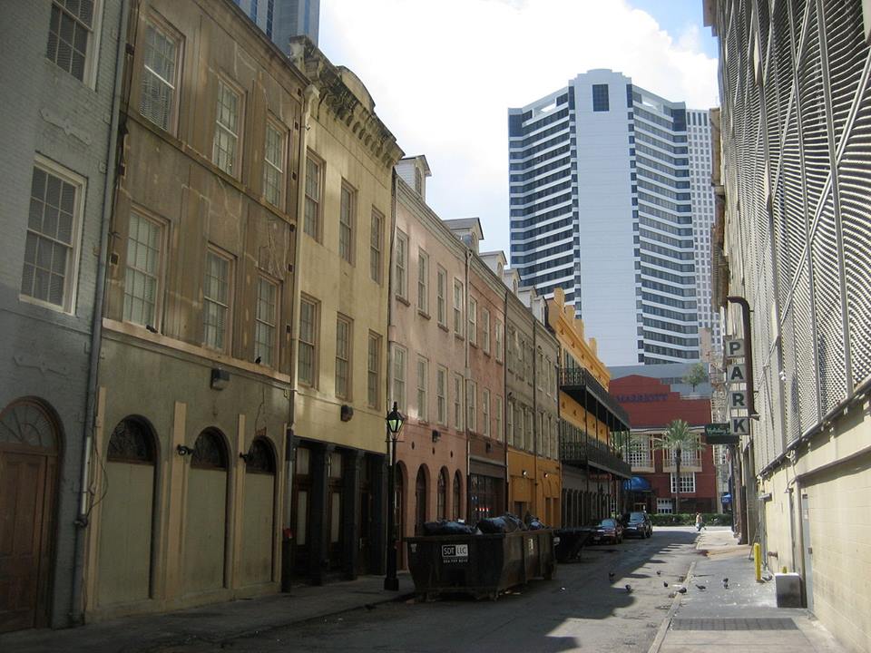 Exchange Alley section where Oswald lived as seen today