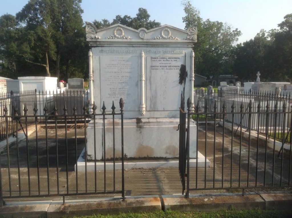 Family tomb in St. Martinville Louisiana