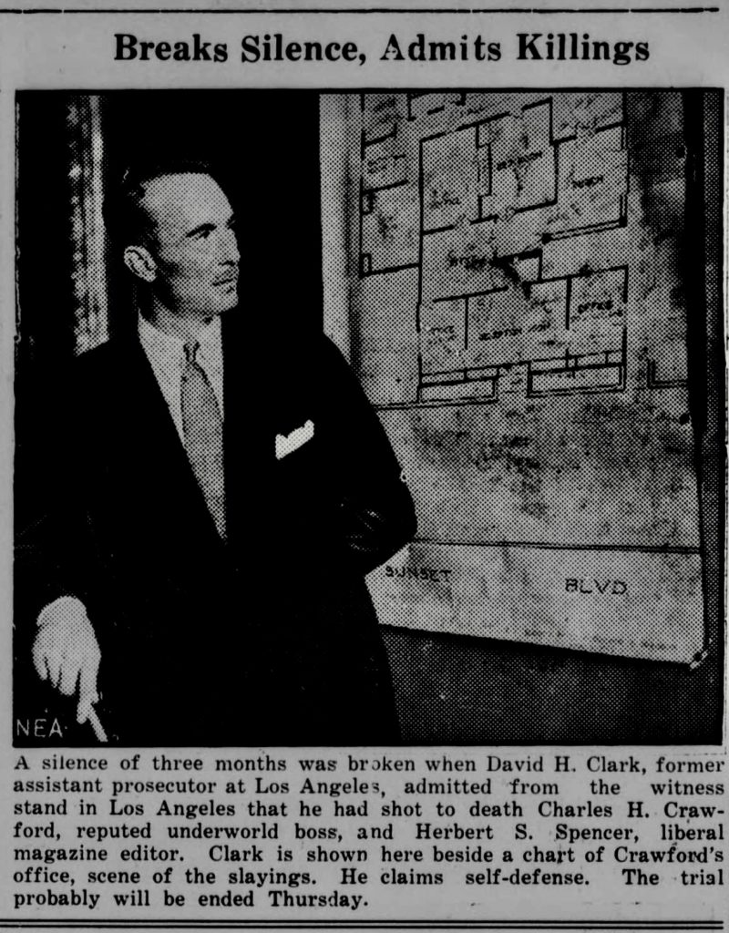 Dave Clark looking at a map of Crawford’s office