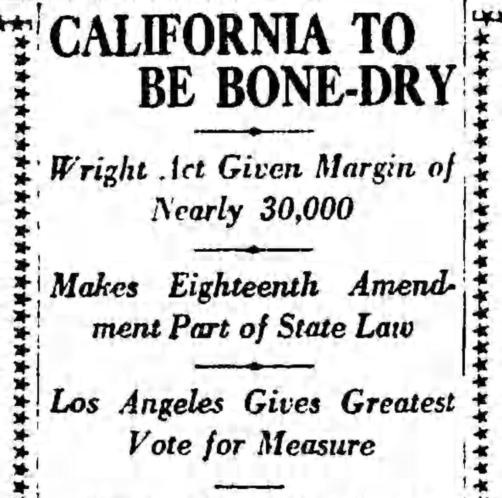 California Bone Dry