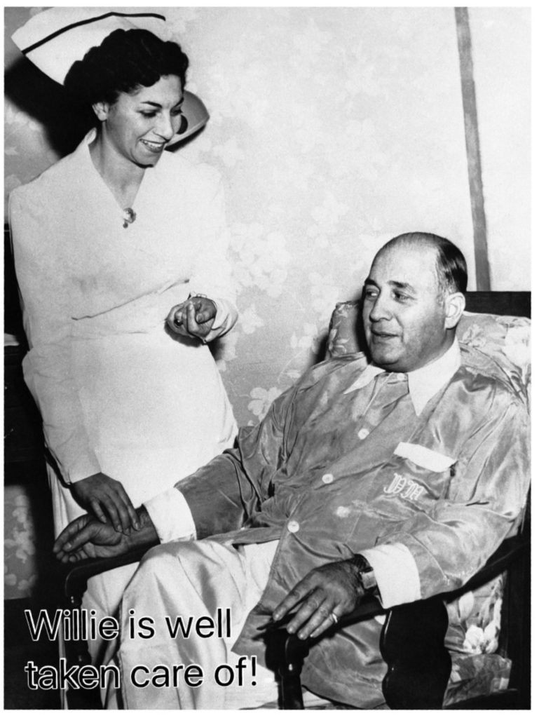 Willie Moretti and a Nurse