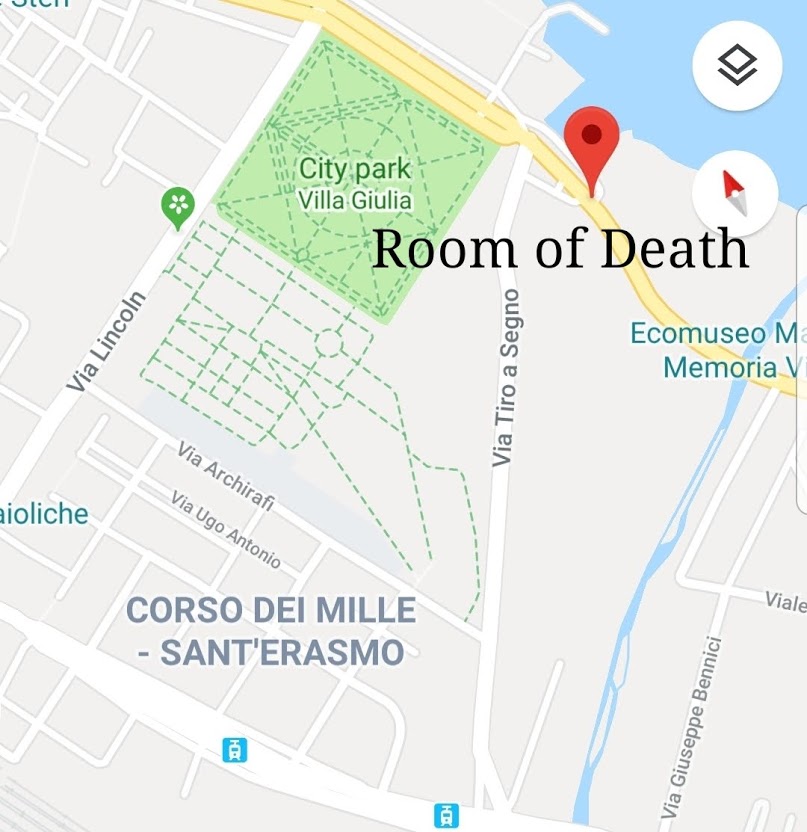 The location of Pino Greco death