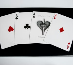 Four Aces on a Table