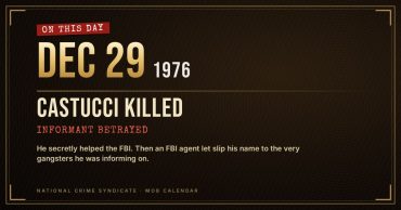 On This Day in 1976 Richard Castucci was Killed