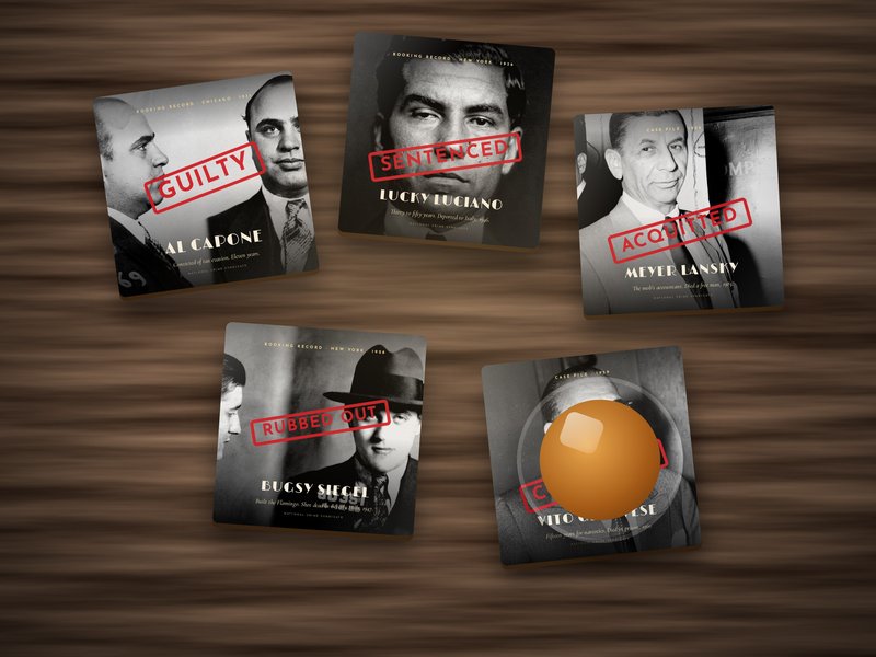 Mugshot coasters